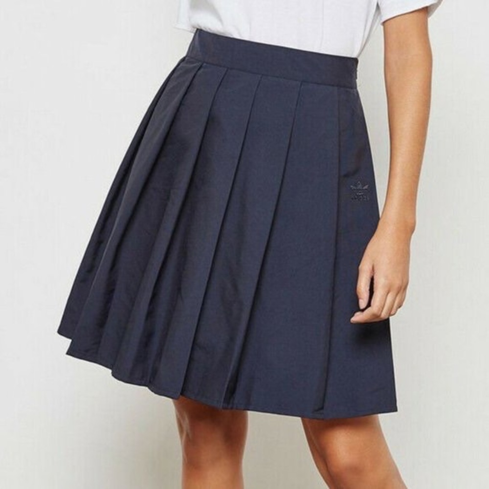 NWT adidas originals navy pleated tennis skirt